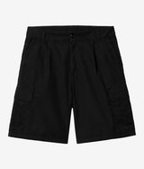CARHARTT WIP COLE CARGO SHORT I035566 BLACK GARMENT DYED - Shoelosophy