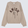 AMISH SUPPLIES CREW NECK GREY PULLOVER STONE WALNUT - Shoelosophy