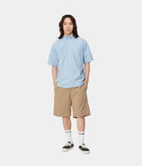 CARHARTT WIP BRAXTON SHIRT I031454 BLEACH KURZE ÄRMEL - Shoelosophy