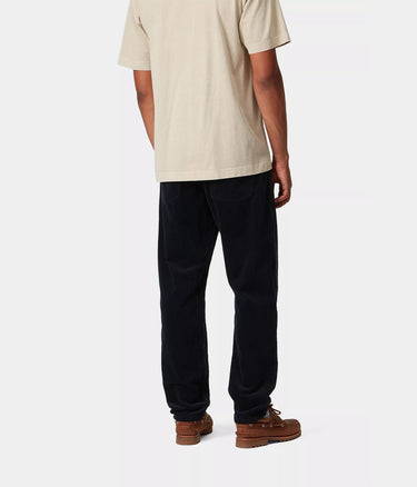 CARHARTT NEWEL PANT I027232 CORDUROY DARK NAVY RINSED - Shoelosophy