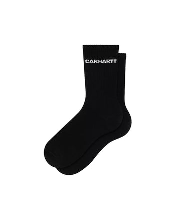 CARHARTT WIP WOMENS LINK SOCKS I033005 SCHWARZ WEISS - Shoelosophy