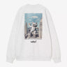 CARHARTT WIP WOMENS WIPTOPIA SCRIPT SWEATSHIRT I035515 ASH HEATHER - Shoelosophy
