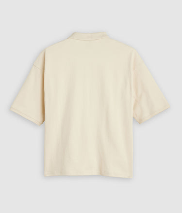 LEVI'S BLUE TAB CROPPED POLO 004TK-0000 ECRU - Shoelosophy