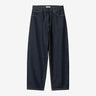 CARHARTT WIP WOMENS BRANDON PANT I035892 BLUE RINSED - Shoelosophy