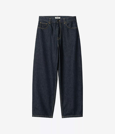 CARHARTT WIP WOMENS BRANDON PANT I035892 BLUE RINSED - Shoelosophy