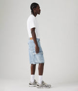 LEVI'S 478 BAGGY CARGO SHORTS 001GU-0004 BLUE STONE WASHED JORTS MAN - Shoelosophy