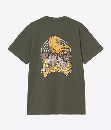 CARHARTT WIP CHEDDA T-SHIRT I035428 OPUNTIA HEAVY STONE WASH - Shoelosophy
