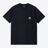 CARHARTT WIP POCKET T-SHIRT I030434 DARK NAVY - Shoelosophy