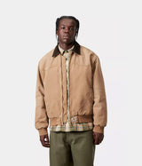 CARHARTT WIP OG 산타페 재킷 I036240 해밀턴 브라운 담배 그라인드 워시 - Shoelosophy