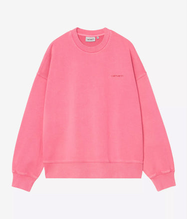 CARHARTT WIP BENTON SWEATSHIRT I035436 PRIMROSE GARMENT DYED - Shoelosophy