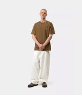 CARHARTT WIP CHASE T-SHIRT I026391 HAMILTON BRAUN - Shoelosophy