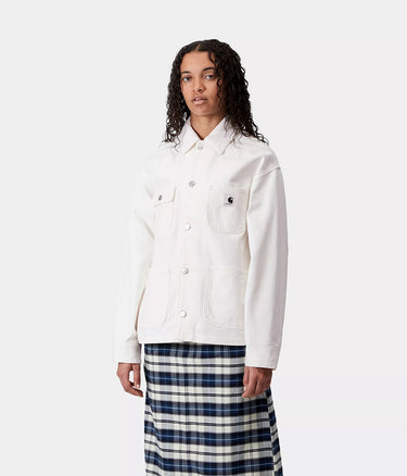 CARHARTT WIP WOMENS OG MICHIGAN COAT JACKET I031570 WAX RINSED - Shoelosophy