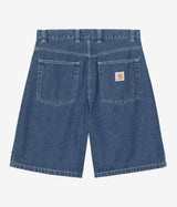 CARHARTT WIP BRANDON SHORT I036543 BLUE STONE WASH - Shoelosophy