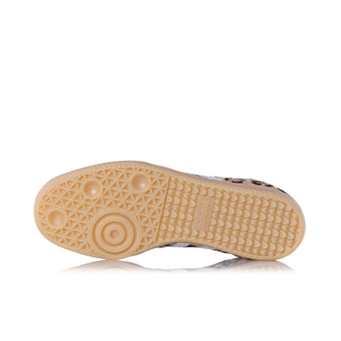 ADIDAS WOMENS SAMBA OG KI6674 MAGIC BEIGE IVORY LEOPARD PRINT - Shoelosophy