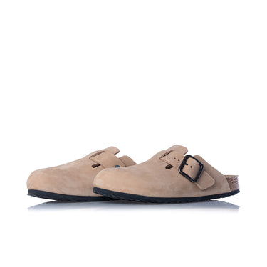 BIRKENSTOCK BOSTON WIRE BUCKLE 1031573 SANDCASTLE MADE IN GERMANY - Shoelosophy
