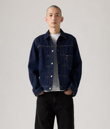 LEVI'S TYPE I TRUCKER JACKET NEW SELVEDGE A3174-0030 RINSED - Shoelosophy