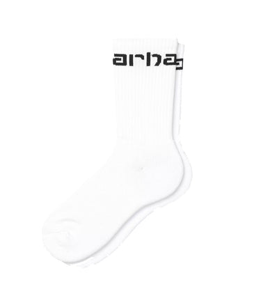 CARHARTT WIP SOCKS I029422 WEISS SCHWARZ - Shoelosophy