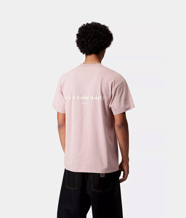 CARHARTT WIP COLD WORLD 티셔츠 I035431 GLASSY PINK - Shoelosophy