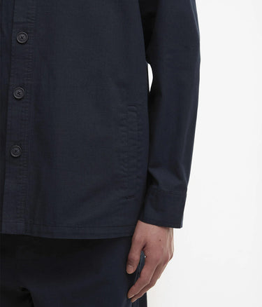 BARBOUR HERITAGE+ ENDURANCE RIPSTOP OVERSHIRT MOS0462NY91 NAVY - Shoelosophy