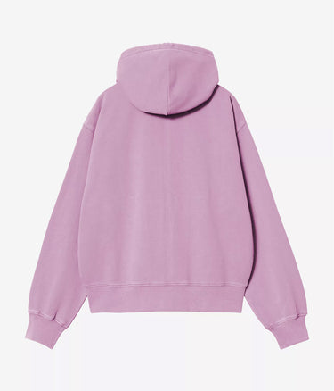 CARHARTT WIP WOMENS HOODED NELSON JACKET I033830 SANFTES LILA STÜCKSTÜCKGEFÄRBT - Shoelosophy