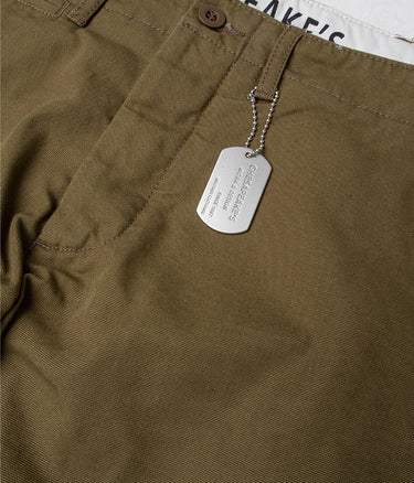 CHESAPEAKE'S MICRO CANVAS OFFICER CHINO MILITARY GREEN - Shoelosophy