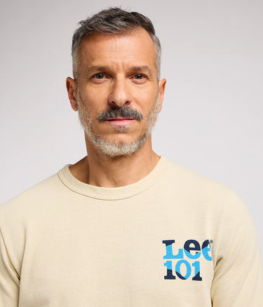 LEE 101 TEE GREIGE - Shoelosophy
