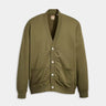 LEVI'S SWEATSHIRT CARDIGAN BURNT OLIVE - Shoelosophy