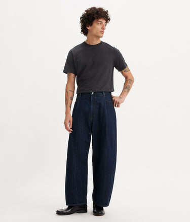 LEVI'S MADE OF JAPAN WIDE PLEAT CROP JEANS A9136-0001 BLAU - Shoelosophy