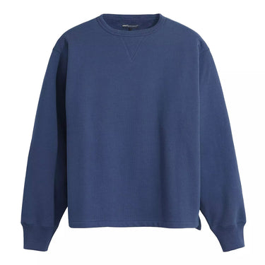 LEVI'S MADE & CRAFTED RELAXED CREWNECK SWEATSHIRT A2137-0001 DARK DENIM - Shoelosophy