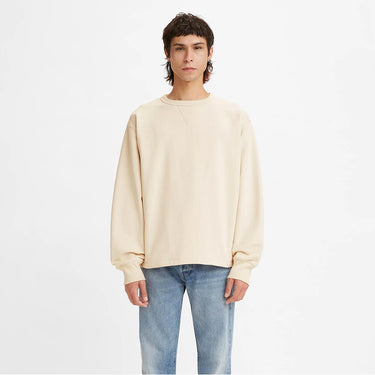 LEVI'S MADE & CRAFTED RELAXED CREWNECK SWEATSHIRT A2137-0001 OATMEAL - Shoelosophy