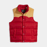 LEVI'S WESTERN SUPER PUFFER VEST RHYTHMIC RED - Shoelosophy