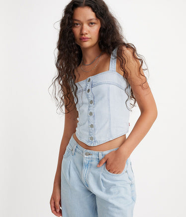 LEVI'S ウィメンズ ドレア タンク A7614-0000 クール プール - Shoelosophy