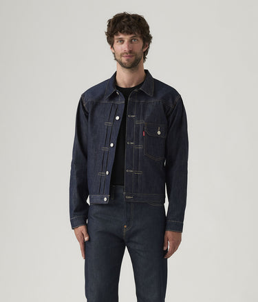 LEVI'S VINTAGE CLOTHING 1936 TYPE 1 JACKE 70506-0028 BLAU INDIGO STARK HERGESTELLT IN JAPAN SCHRUMPFEN SIE AUF PASSFORM – Shoelosophy