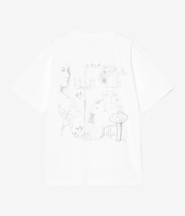 CARHARTT WIP WOMENS OKNICEOK T-SHIRT I035507 WHITE - Shoelosophy