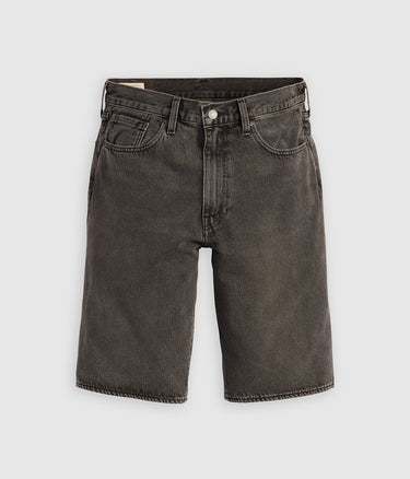 LEVI'S 478 BAGGY SHORTS 001JM-0000 BLACK STONE WASHED JORTS MAN - Shoelosophy