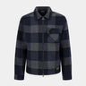 BARBOUR INTERNATIONAL HAILWOOD 플리스 오버셔츠 MFL0223 NY91 LOWLANDS 플리스 네이비 - Shoelosophy