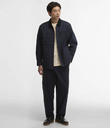 BARBOUR HERITAGE+ ENDURANCE RIPSTOP OVERSHIRT MOS0462NY91 NAVY - Shoelosophy