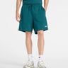 NEW BALANCE SPORT ESSENTIAL FRENCH TERRY SHORT MS41520 MEDUSA GREEN - Shoelosophy