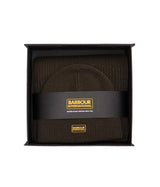 BARBOUR INTERNATIONAL SWEEPER LEGACY BEANIE & SCARF GIFT SET MGS0072 SG72 SAGE - Shoelosophy