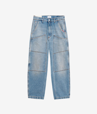 AMISH SUPPLIES SUPER KNEE CARPENTER DENIM STONE VERWENDET - Shoelosophy