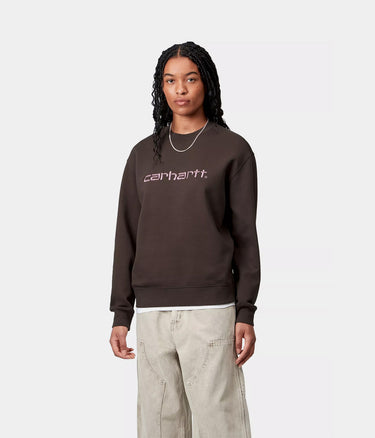 CARHARTT WIP WOMENS CARHARTT SWEATSHIRT I033647 VITOLA PHLOX - Shoelosophy