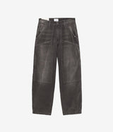 AMISH SUPPLIES SUPER KNEE CORDUROY DESTROYED WASHED BLACK - Shoelosophy