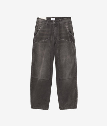 AMISH SUPPLIES SUPER KNEE CORDUROY DESTROY WASHED BLACK - Shoelosophy