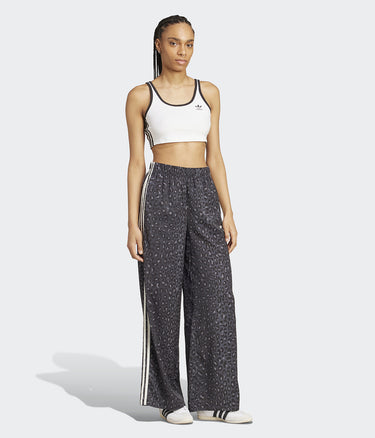 ADIDAS ORIGINALS SATIN WIDE LEGS PANTS KA2667 LEOPARD PRINT - Shoelosophy