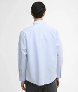 BARBOUR HERITAGE SELECT ARNHA OVERSIZED OXFORD JUNGLE SHIRT HIMMELBLAU - Shoelosophy