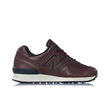 NEW BALANCE 576 MADE IN ENGLAND LUX LEATHER OU576BRK BROWN - Shoelosophy