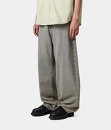 CARHARTT WIP LANDON PANT I035820 BLUE LEATHER GARMENT DYED - Shoelosophy
