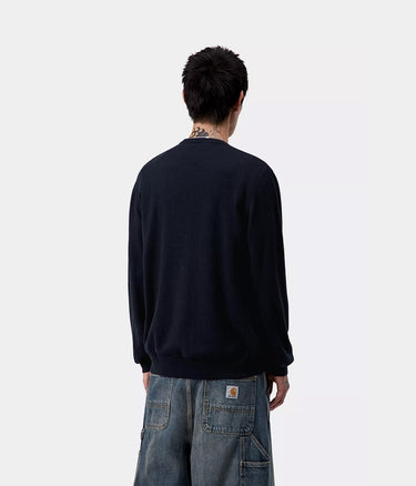 CARHARTT WIP MADISON SWEATER I030841 DARK NAVY - Shoelosophy