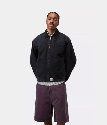 CARHARTT WIP OG サンタフェ ジャケット I036240 ブラック グラインド ウォッシュ - Shoelosophy