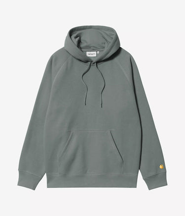 CARHARTT WIP HOODED CHASE SWEATSHIRT I033661 VELVET GREEN - Shoelosophy